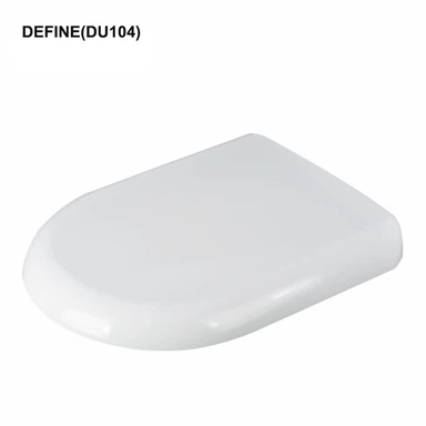 Sedile WC a sgancio rapido a sgancio rapido a forma di D