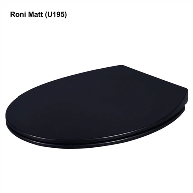 Sedile WC Soft Close nero opaco