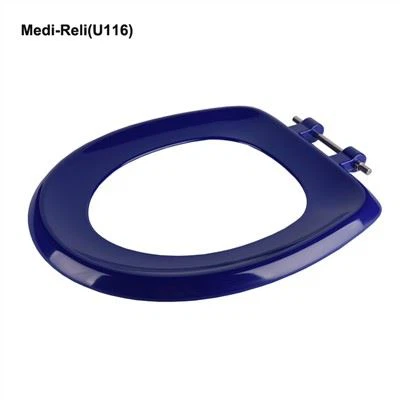 Sedile WC rotondo blu