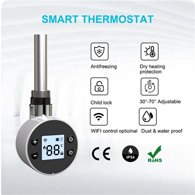 Elemento elettrico per scaldasalviette